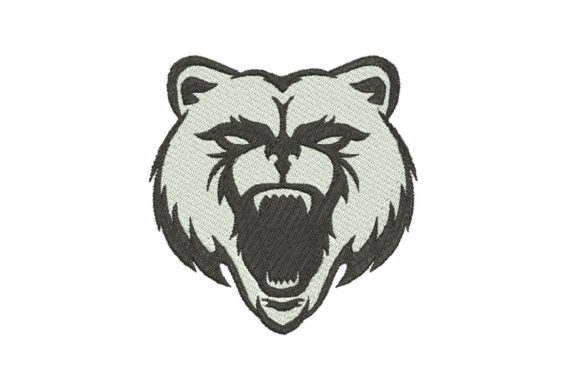 Angry Bear Head Embroidery Review