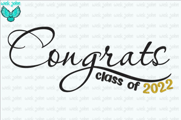 Congrats Class of 2022 Embroidery Review