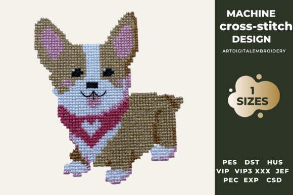 Corgi Dog Cross Stitch Review for Etsy Sellers