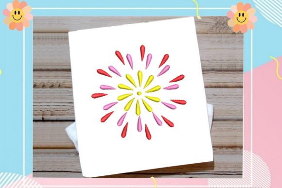 Cute Firework Embroidery Design Review