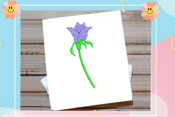 Delicate Blue Flower Embroidery Review