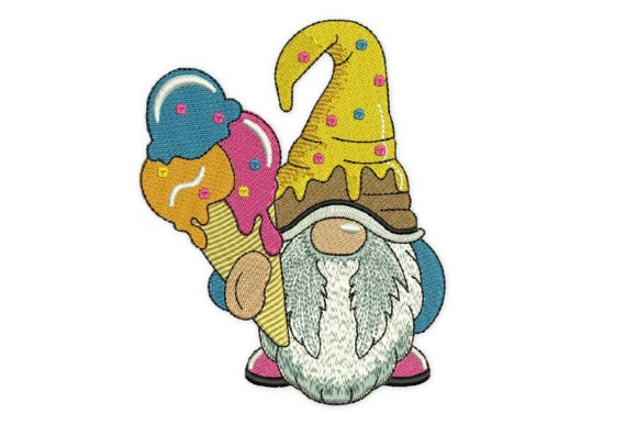 Ice Cream Gnome Embroidery Review