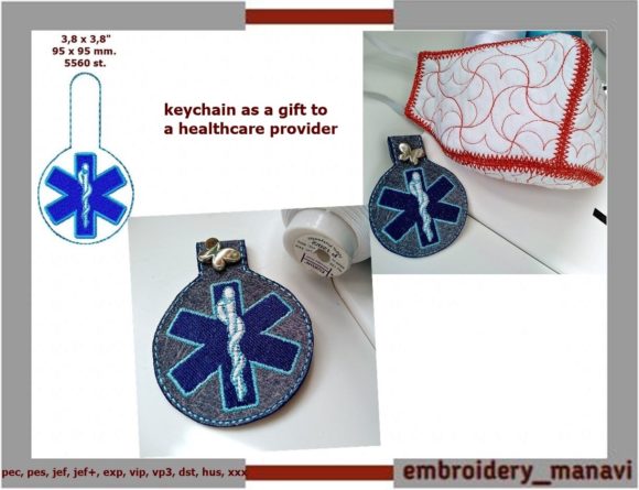 Keychain with Medical Symbols: A Designerβs Review
