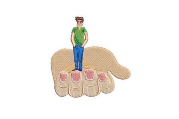 Man Standing in an Open Hand Review