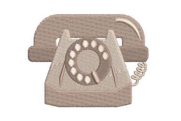 Old Fashioned Telephone Embroidery Design Review