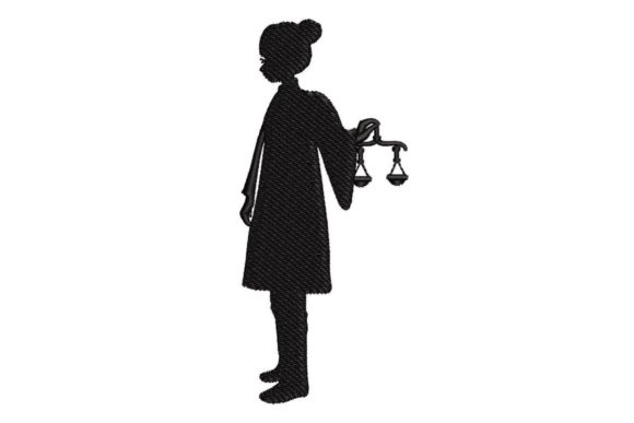 Silhouette of a Person Holding Embroidery Review
