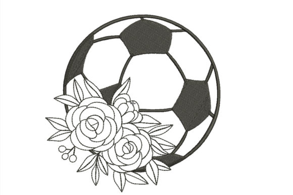 Soccer Ball in Flowers Embroidery Review